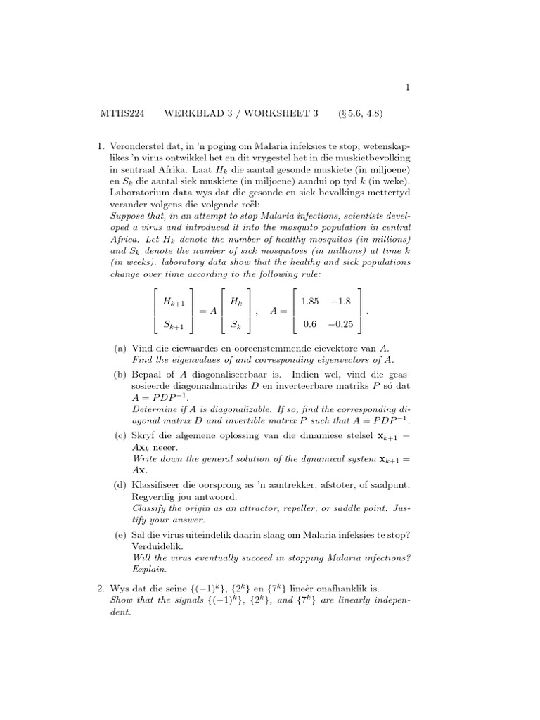 2025 Worksheet 3 | PDF