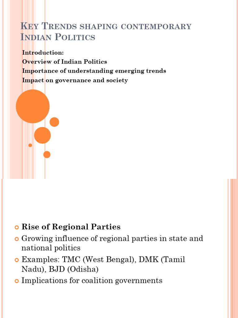 Trends in Contemporary Indian Politics | PDF | Politics Of India | Populism