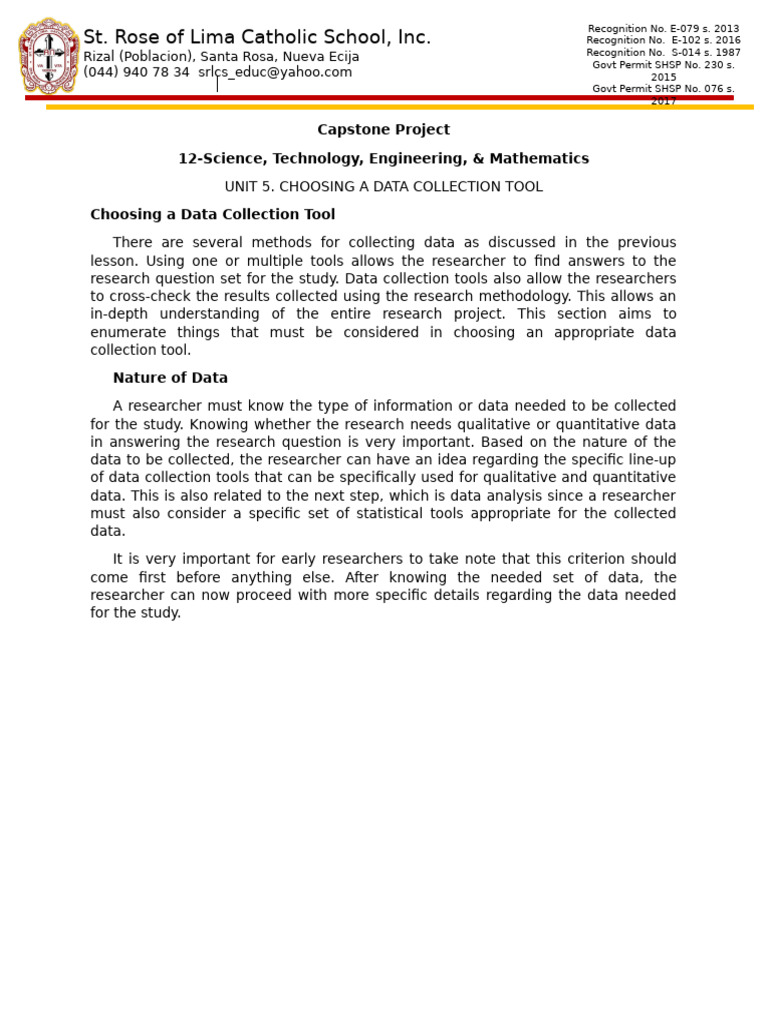 Review | PDF | Data | Data Collection