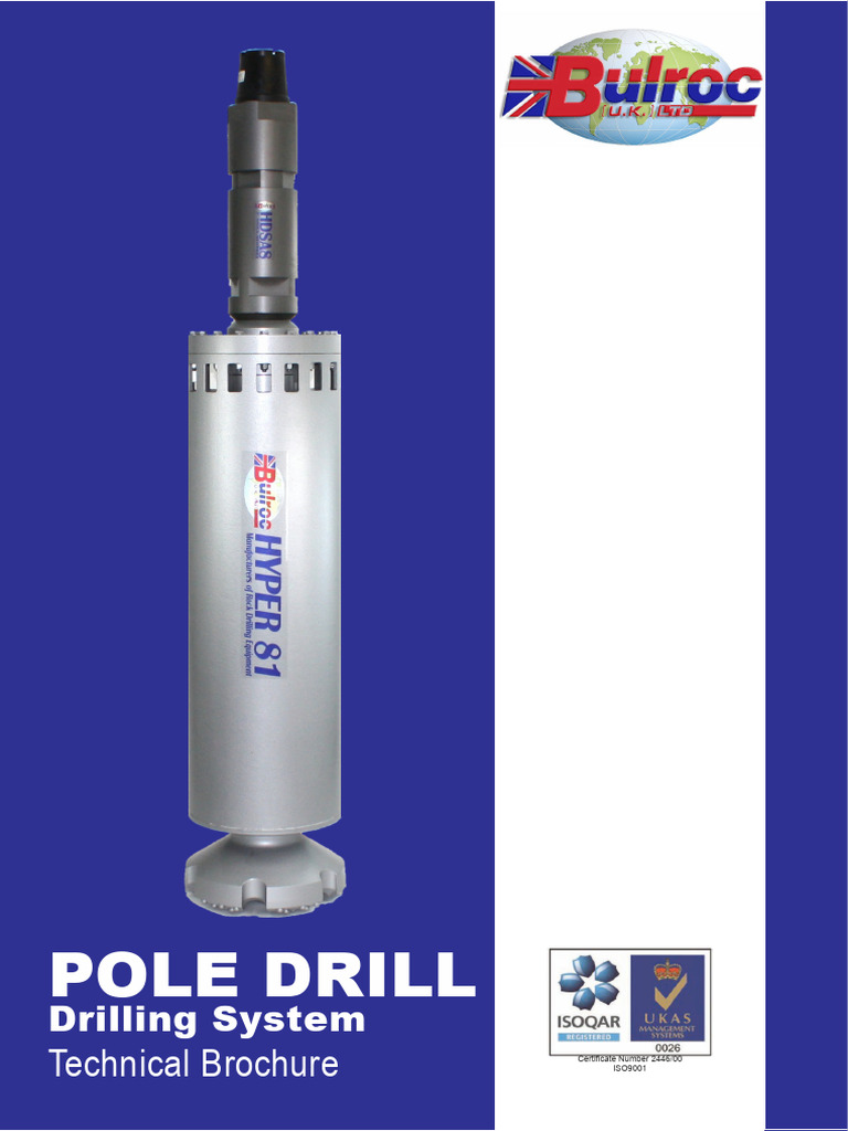 Bulroc Pole Drill System | PDF | Drilling | Drill