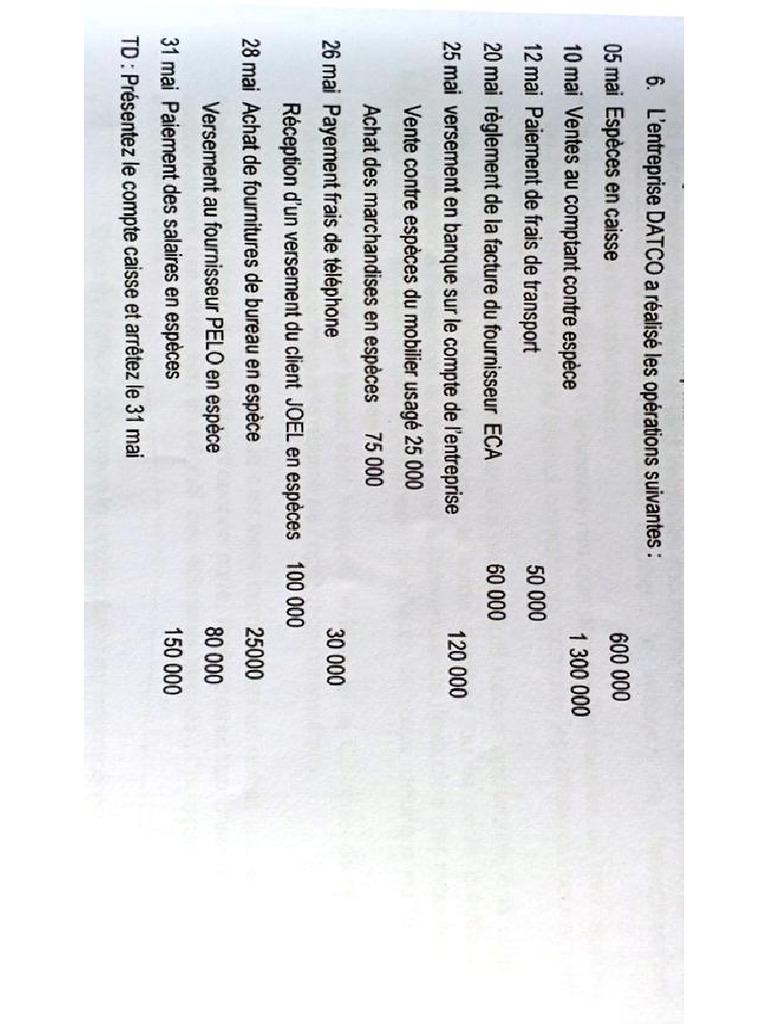TP 07 de Comptabilité | PDF