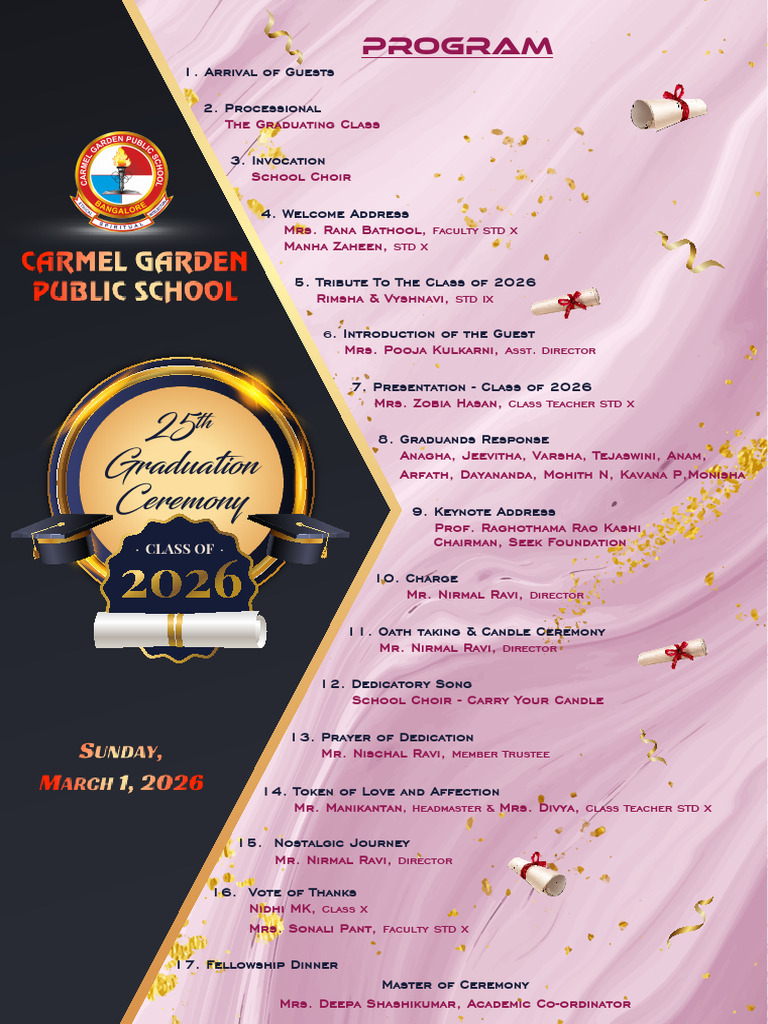 Program Sheet | PDF