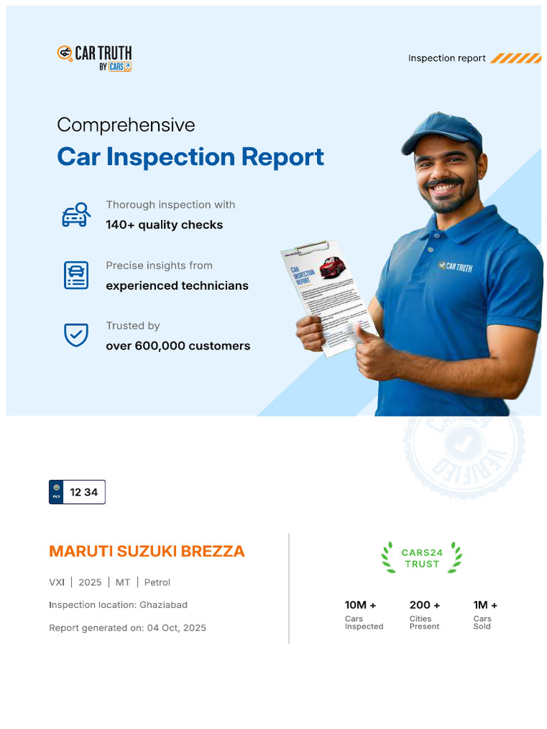 1234 New Car Pre Delivery Inspection | PDF | Manual Transmission | Car