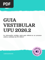 Gabarito UFU 2025-2: Provas 1ª Fase | PDF
