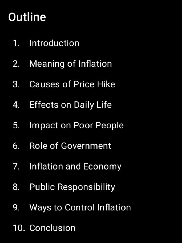 Essay Inflation | PDF