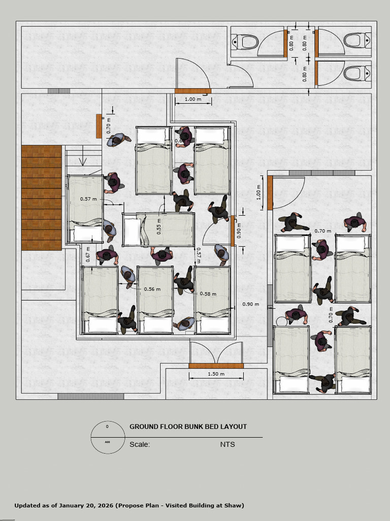 Bunk Bed Layout (Bunk Bed Spacing) | PDF | Furniture