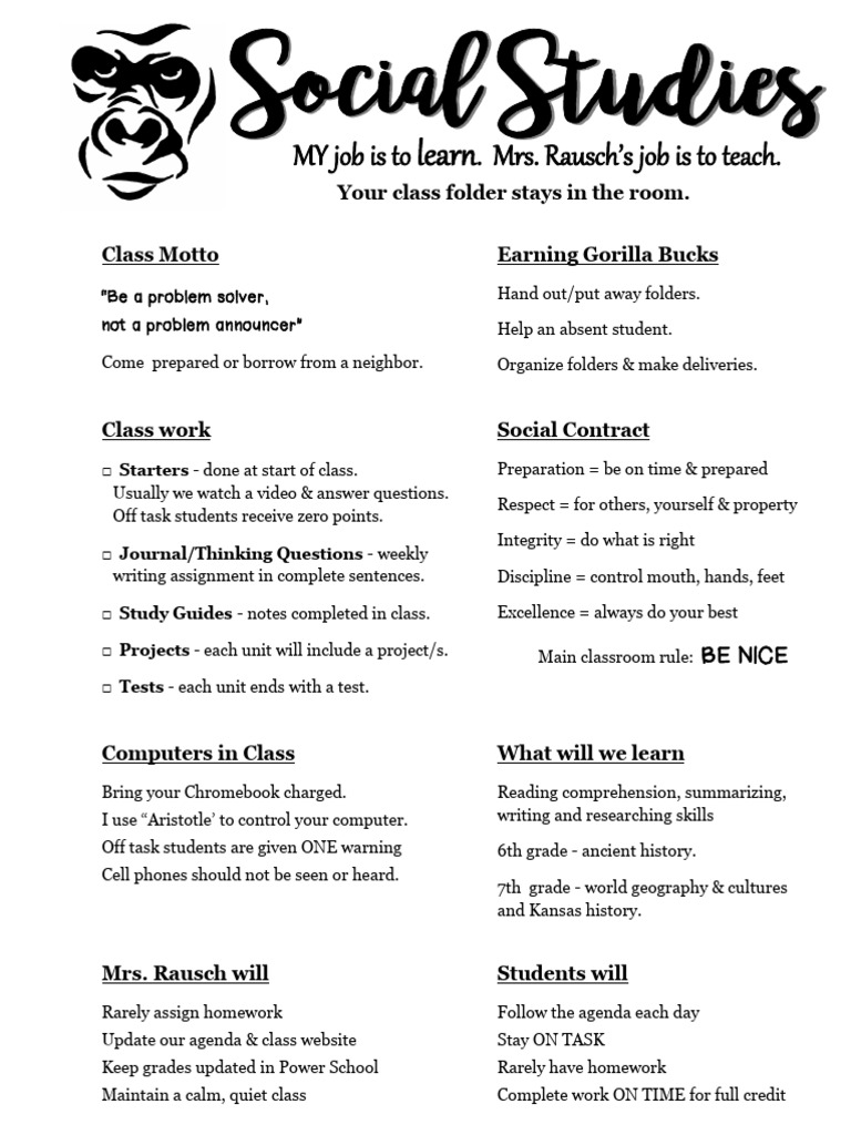 Learn: Myjobisto - Mrs. Rausch S Job Is To Teach | PDF