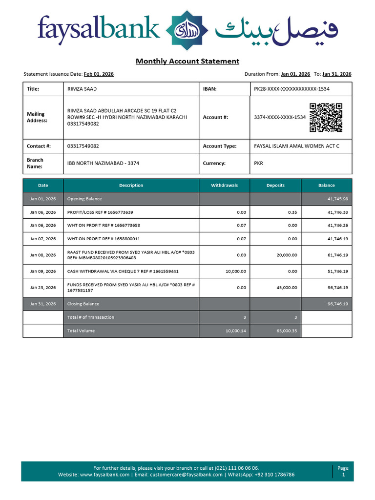 Estatement (Monthly 3374444000001534) | PDF