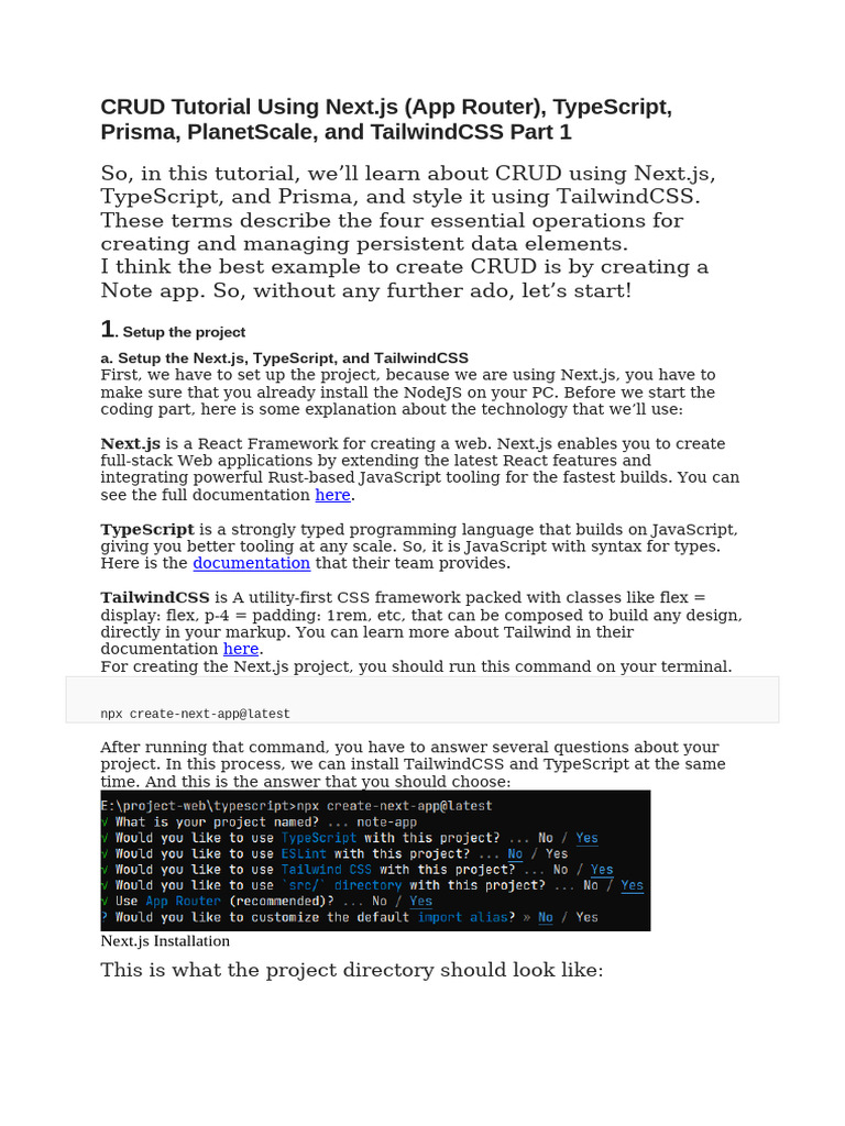 CRUD Tutorial Using Next - Js (App Router), TypeScript, Prisma ...