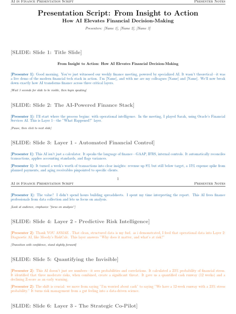 Script Presentation | PDF | Artificial Intelligence | Intelligence (AI ...