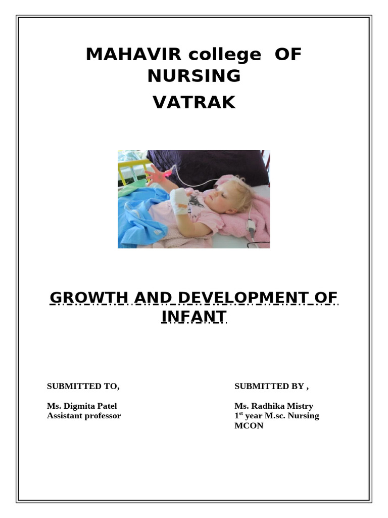 Assessment of Growth and Development of Infant | PDF | Pediatrics ...