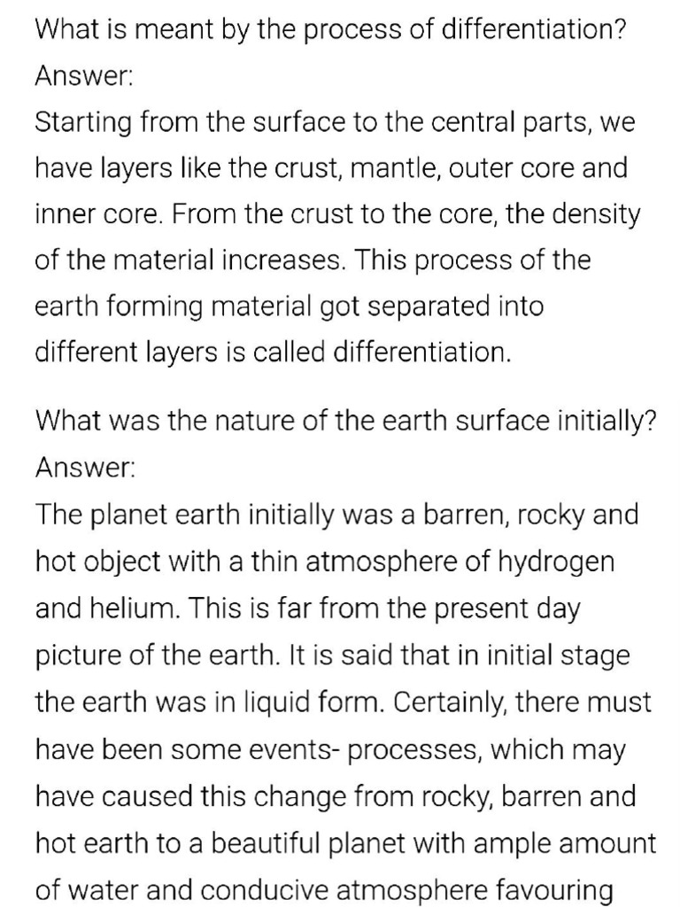 Origin and Evolution of The Earth | PDF
