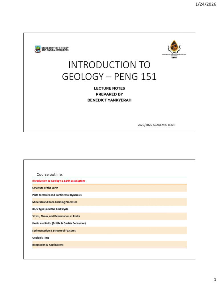 Introduction To Geology | PDF | Earth Sciences | Geology