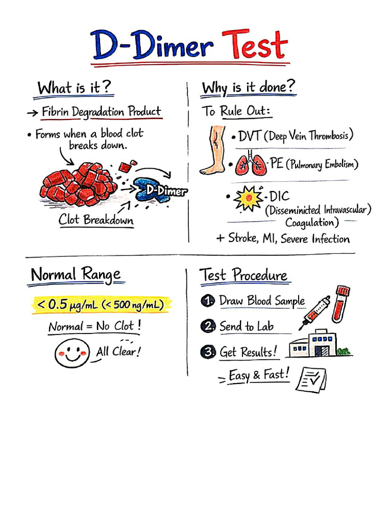 D Dimer Test | PDF
