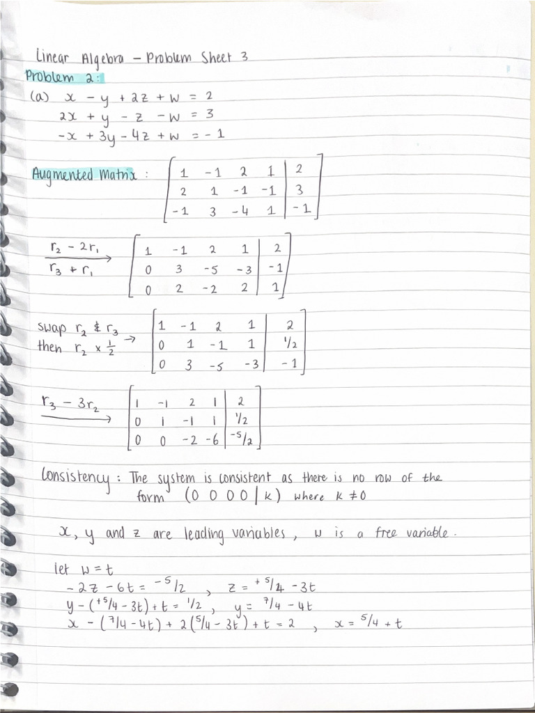 Problem Sheet 3 | PDF