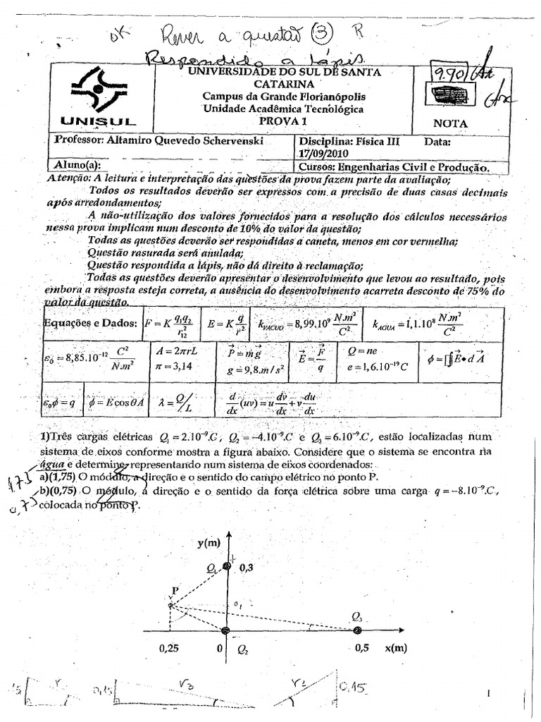Prova 1 | PDF
