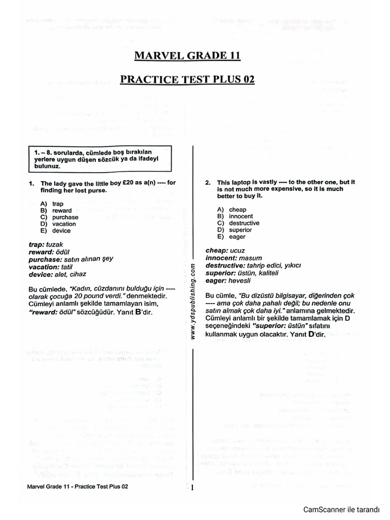 Practice Test Plus 02 | PDF