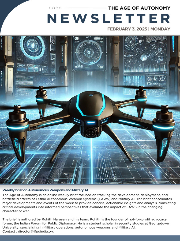Defence Newsletter 3 | PDF | Unmanned Aerial Vehicle | Unmanned Combat ...