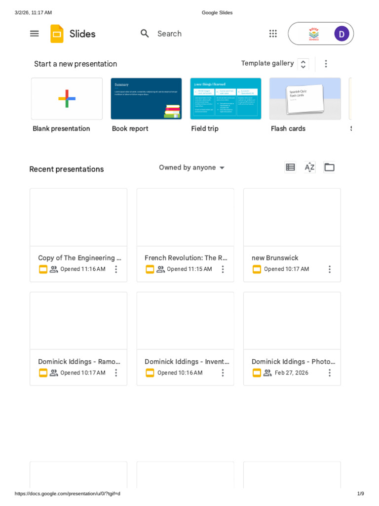 Google Slides | PDF