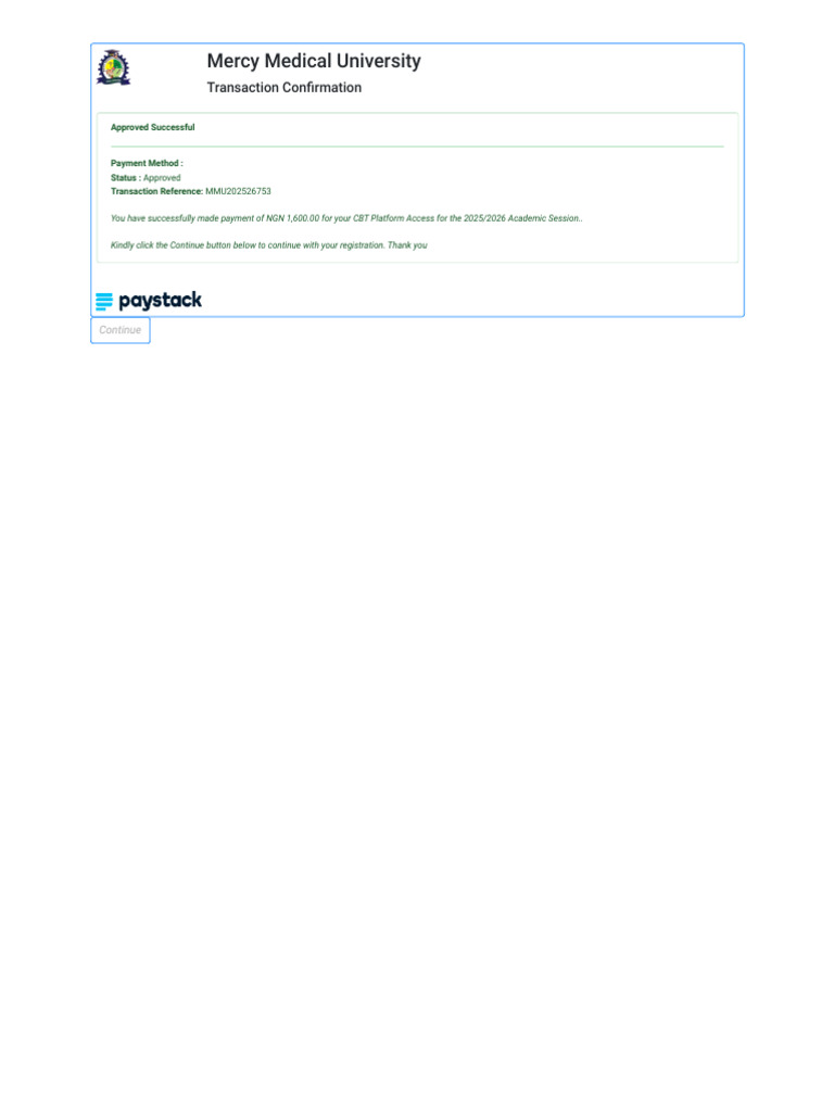 Response From The Paystack | PDF