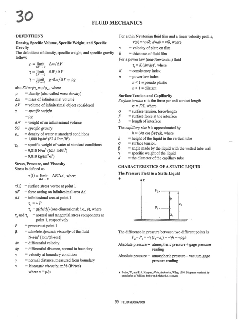 FE-Reference Fluids Chapter Only | PDF