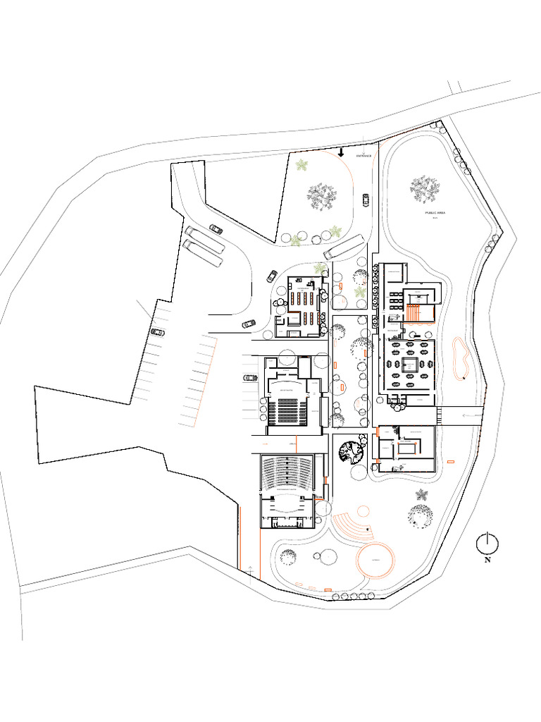 Site Plan Print After Submision | PDF | Restaurants | Room