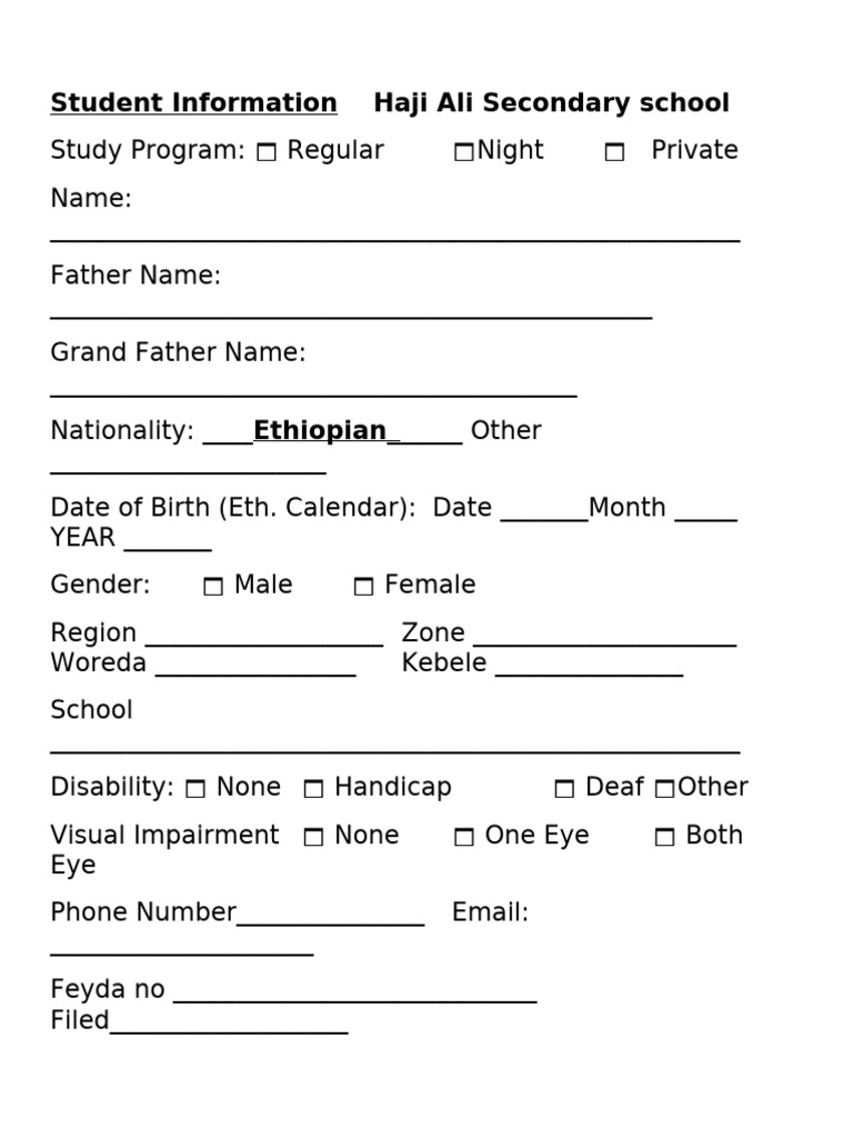 Form | PDF