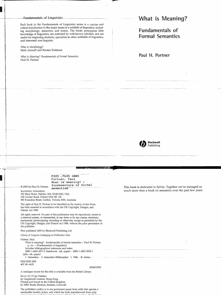 Portner 05 Chapter 1 | PDF