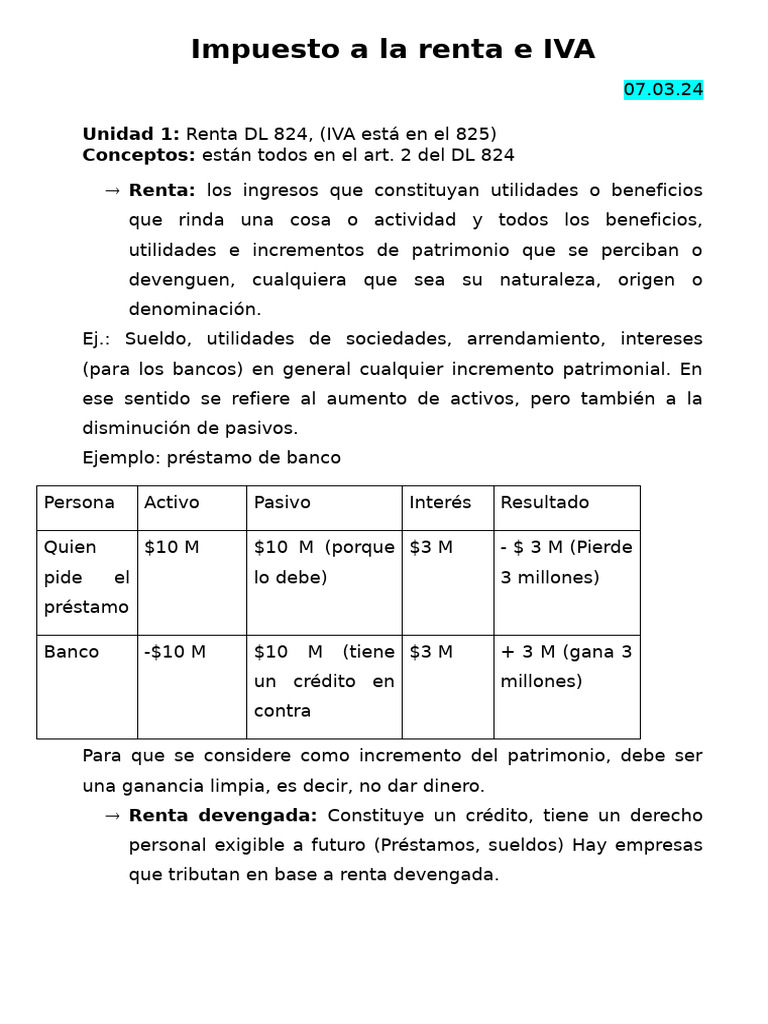 Impuesto A La Renta e IVA | PDF | Daños y perjuicios | Impuestos