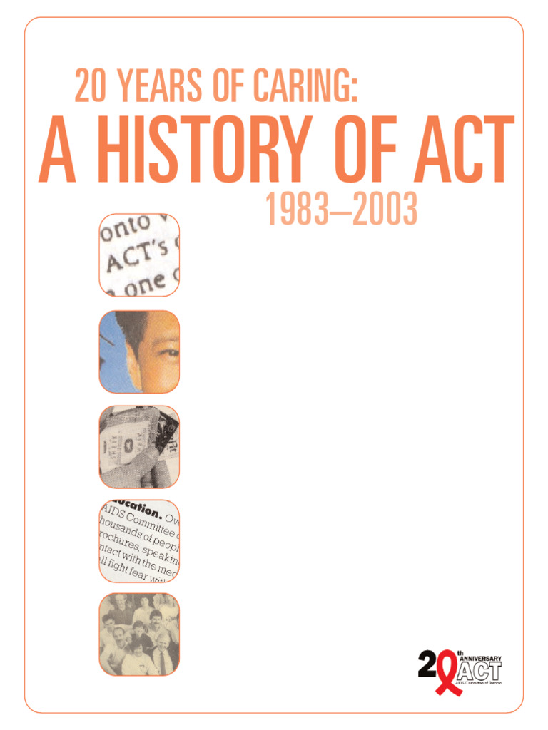 20 Years of Caring: A History of Act 1983-2003 | PDF | Hiv/Aids ...