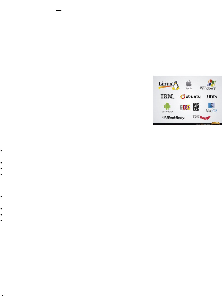 Chapter 2 - Types of Operating Systems | PDF | Graphical User ...