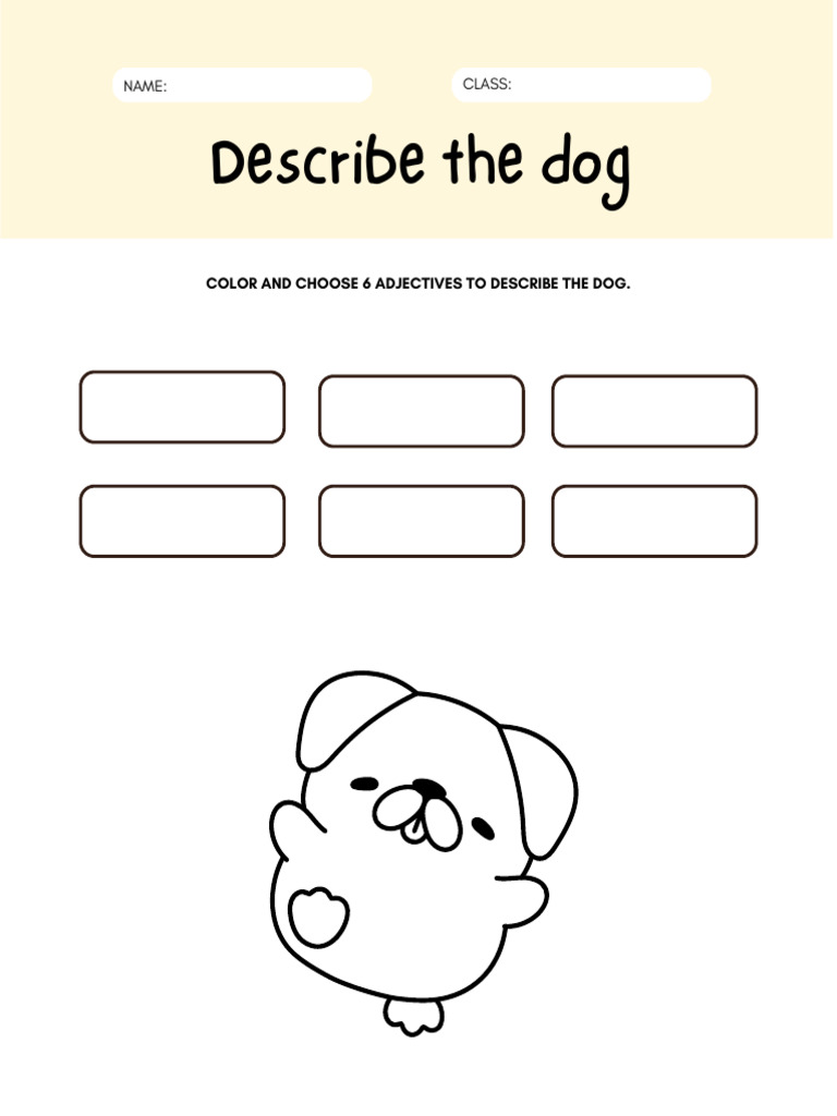 Adjectives Worksheet | PDF