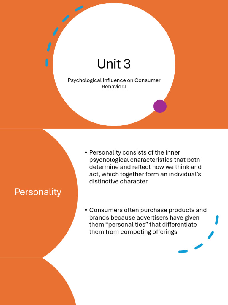 Unit 3 - Personality and Emotion | PDF | Emotions | Psychology