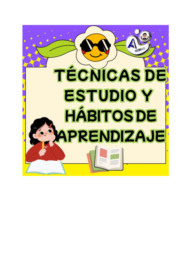 Tecnicas de Estudio y Habitos de Aprendizaje | PDF