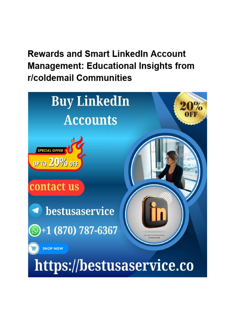 Rewards and Smart LinkedIn Account Management_ Educational Insights ...