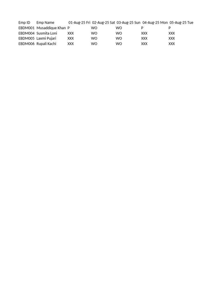 Attendance | PDF