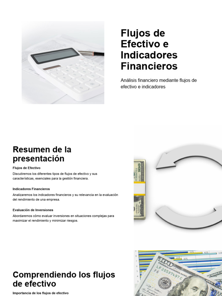 03 Flujos de Efectivo e Indicadores Financieros | PDF | Tasa interna de ...
