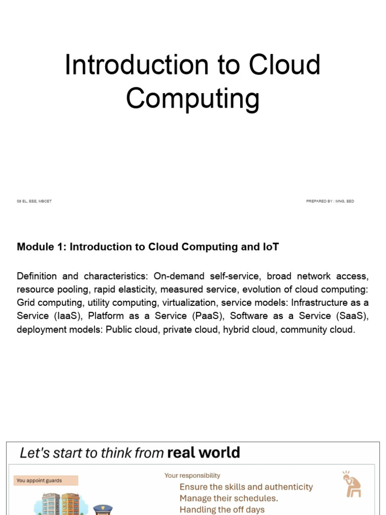 Introduction To Cloud Computing-4 | PDF | Cloud Computing | Software As ...