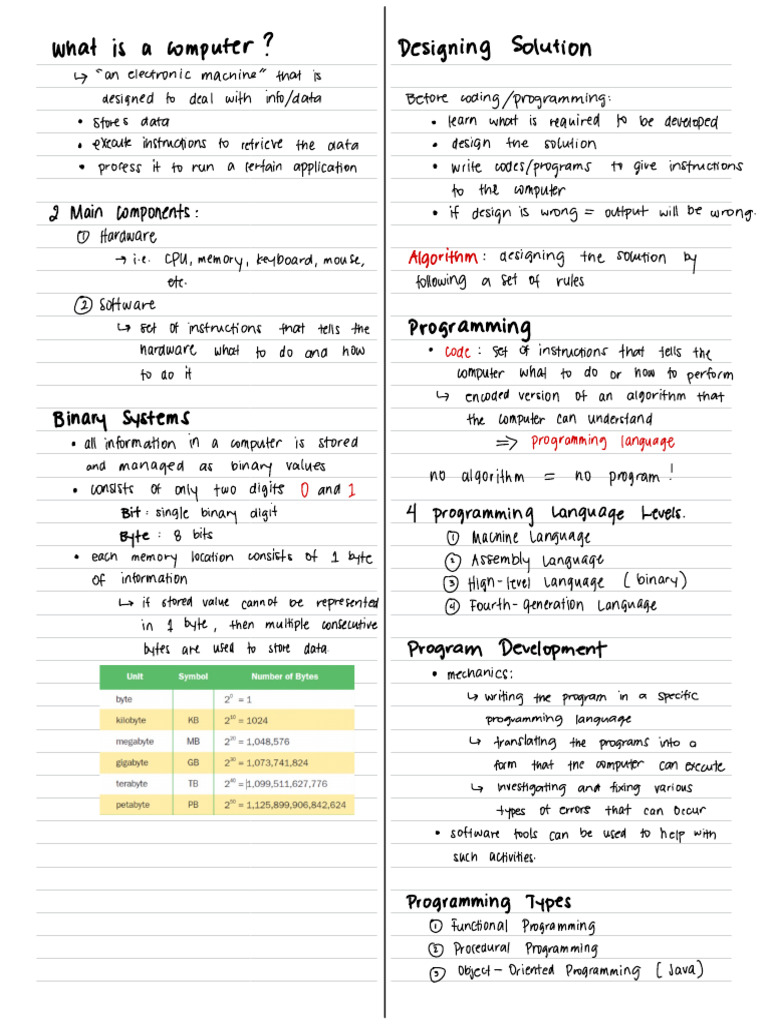 Lecture 1 - Intro To Programming & Java | PDF | Programming | Computer ...