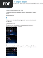 Guia de configurações do aplicativo App World