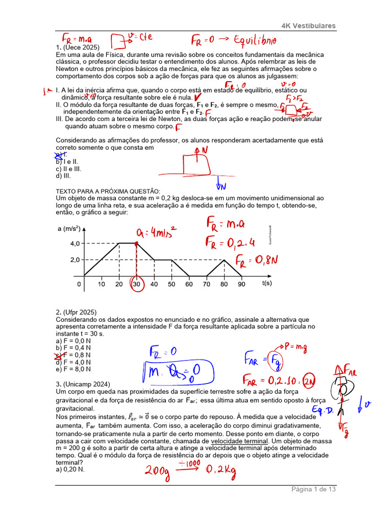 Leis de Newton | PDF | Leis do Movimento de Newton | Força