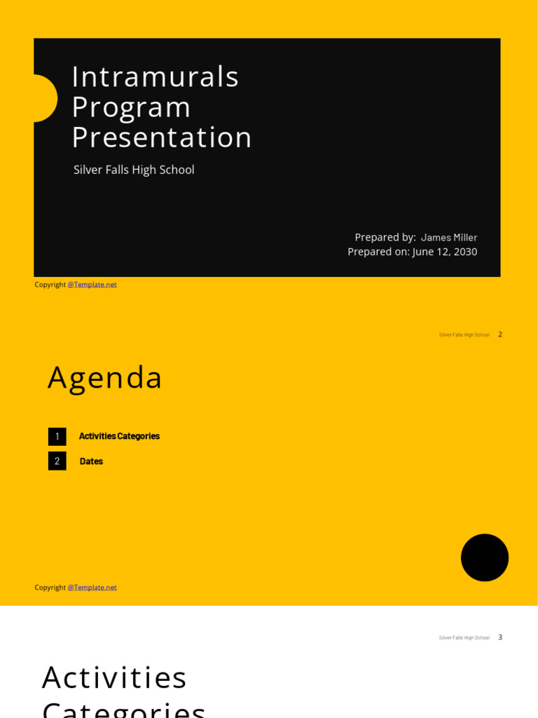 Free Modern School Presentation Template | PDF