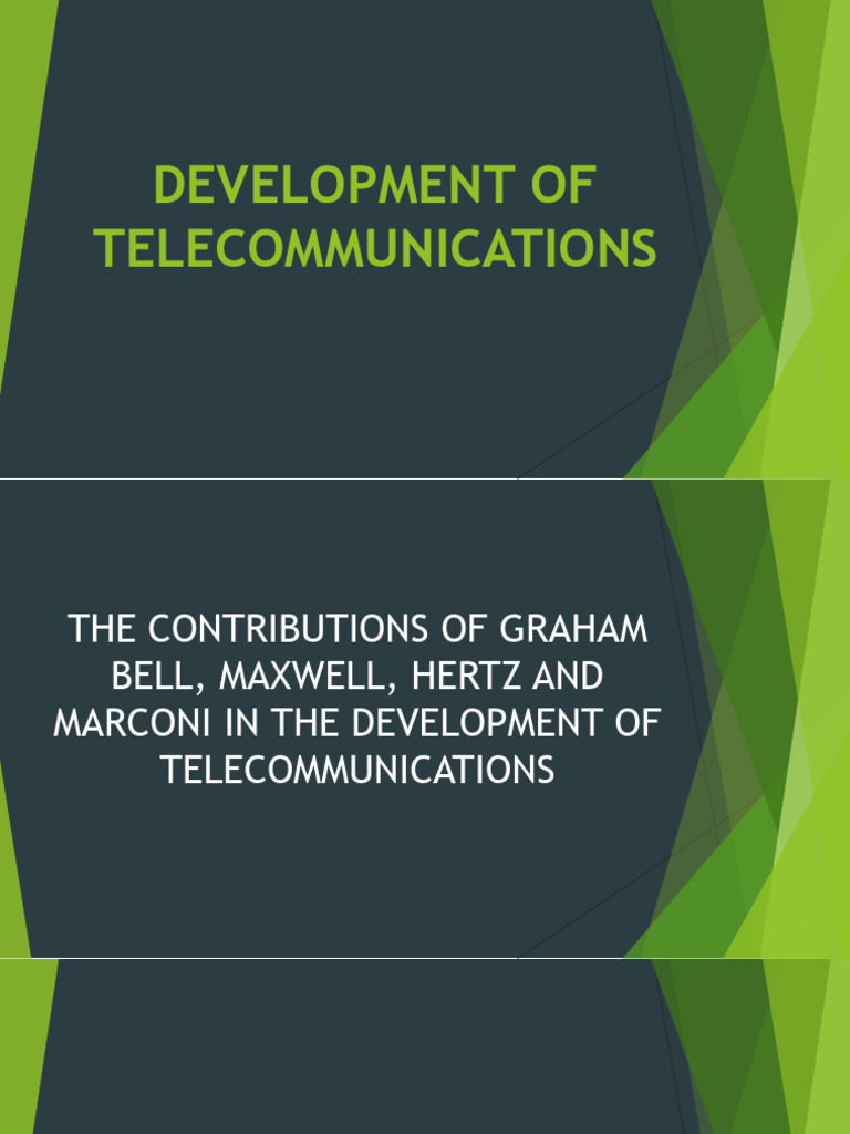 Development of Telecommunications Lecture | PDF | Radio ...