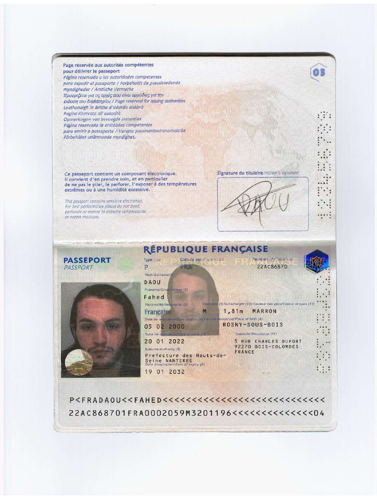 France Passport | PDF