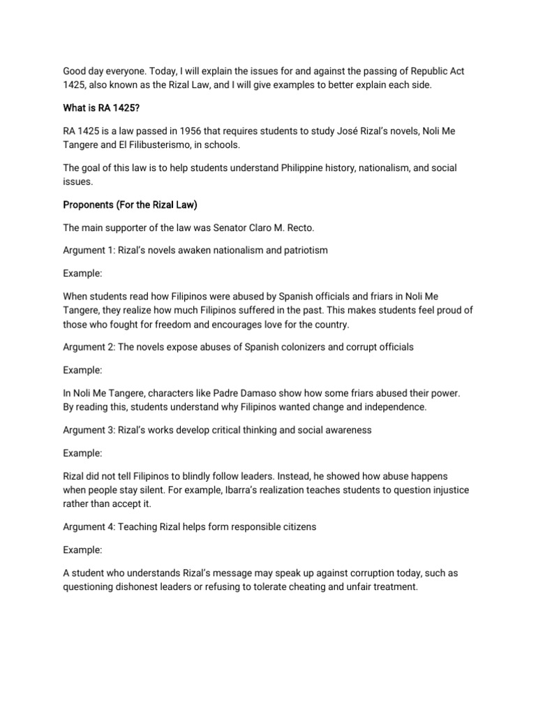 Rizal Presentation | PDF
