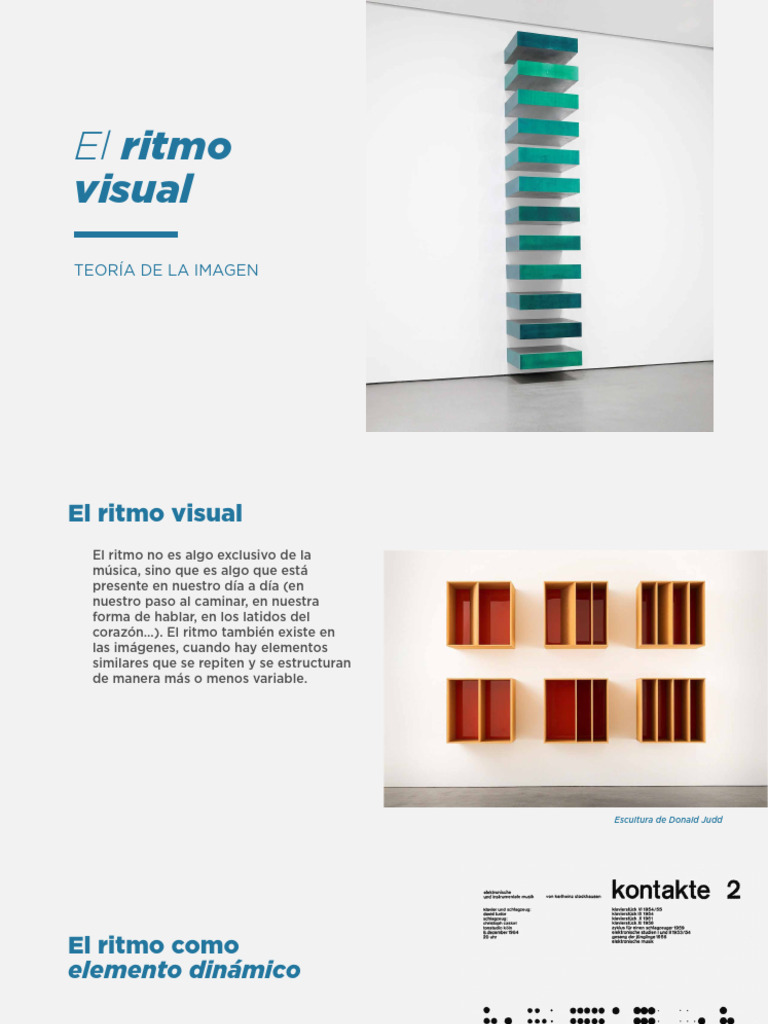 Presentación - Ritmo visual | PDF
