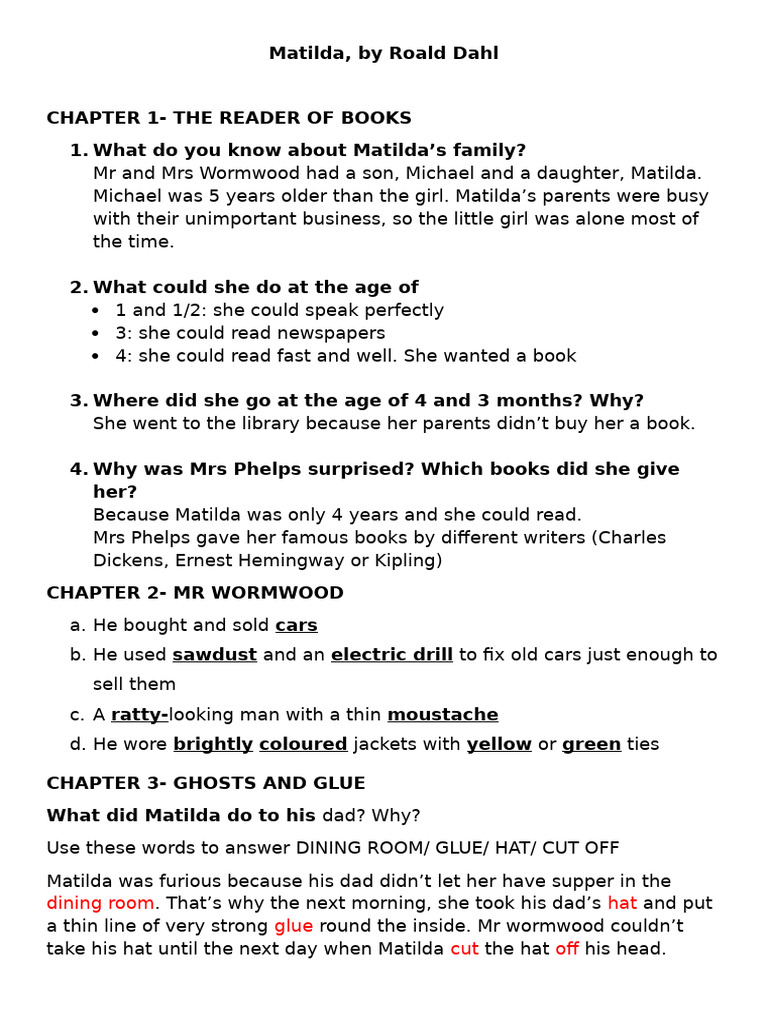 Matilda | PDF