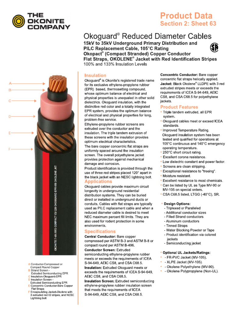 Cable Document For General Cable 3 | PDF
