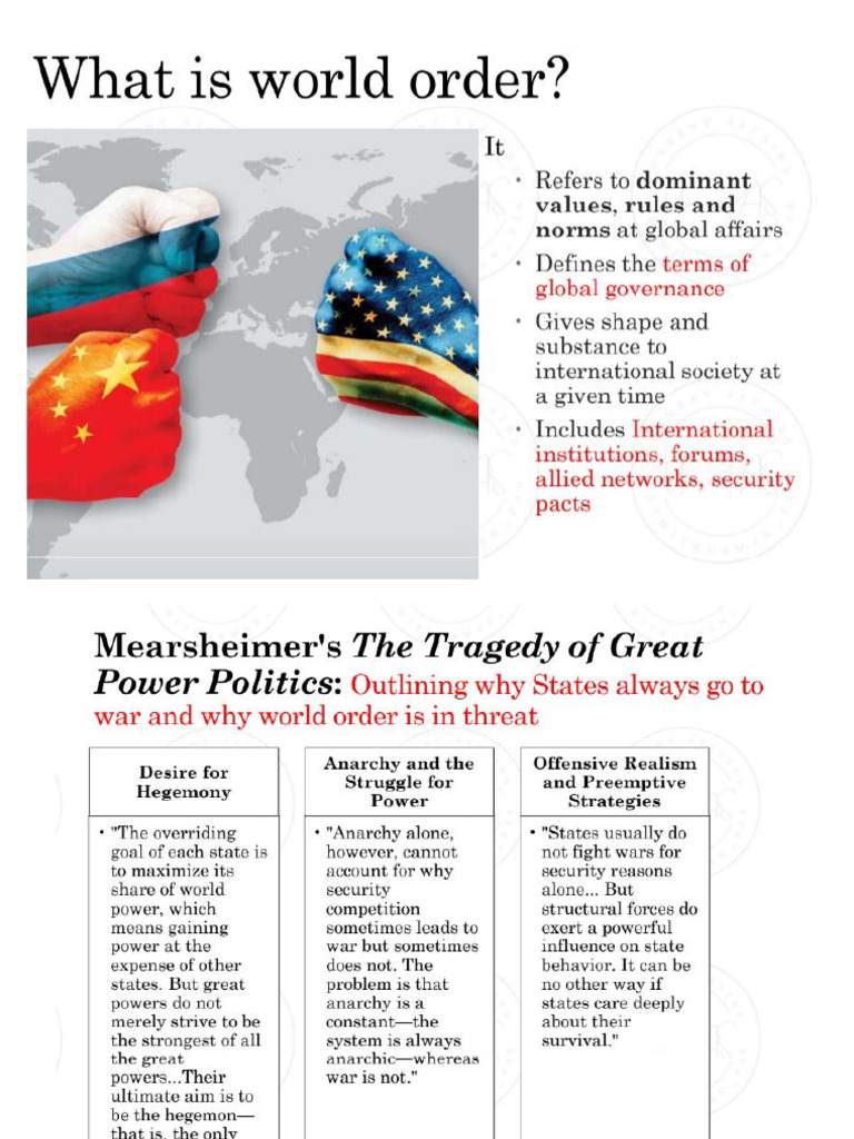 Emerging World Order Trial | PDF