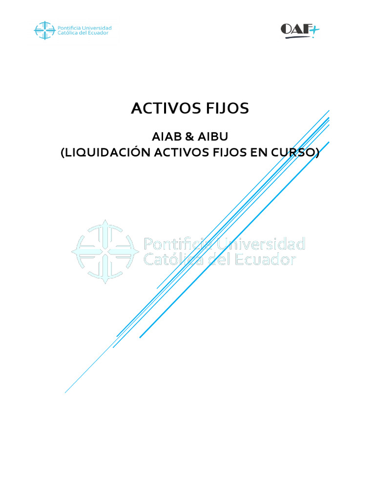 Manual Aiab Aibu Liquidacion Afec | PDF